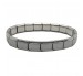 Starter Shiny Edge and Matte Center Base Bracelet - 18 Links