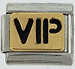 VIP wtih Black Text