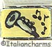 FINAL SALE Italian Hand Painted Clarinet on Yellow