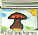 FINAL SALE Italian Hand Painted Red Mushroom