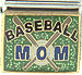 Baseball Mom with Bats and Ball in Background