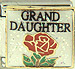 Grand Daughter with Rose on White