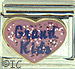 Grand Kids on Pink Sparkle Heart