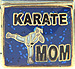 Karate Mom on Sparkle Blue