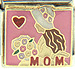 Mom with Heart on Pink