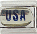 USA Text in Blue