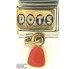 FINAL SALE Dangle Red DOTS Candy