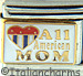 All American Mom on White
