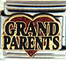 Grand Parents on Red Heart