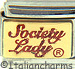 Society Lady on Gold