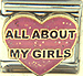 All About My Girls on Pink Heart