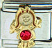 Girl with July Birthstone