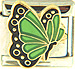 Lime Green Butterfly