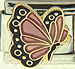 Bronze With Hint of pink Butterfly