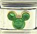 Disney Mickey Green Cabochon