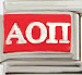 Alpha Omicron Pi on Red