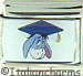 FINAL SALE Disney Eeyore the Graduate on White