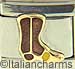 Brown Boot with Yellow