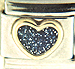 Glitter Blue Heart