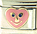 Pink Heart with Happy Face