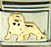 Raised Gold Lion