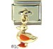 FuFoo Dangle 14K Orange and Red Duck