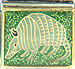 Armadillo on Green