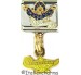Blue Aladdin with Dangle Yellow Genie Lamp