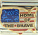 Home of the Brave on American Map Flag
