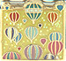Hot Air Balloons on Sparkle Yellow
