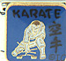 Karate on Blue