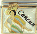 Cancun Text on Sparkle White