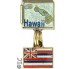 Sparkle Hawaiian Islands with Dangle Hawaii Flag