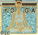 Yoga on Sparkle Blue