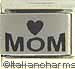 FINAL SALE Laser Heart Mom