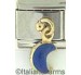 FINAL SALE Dangle Puffy Dark Blue Moon