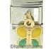 FINAL SALE Dangle Butterfly with Yellow and Green Wings