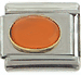 Orange Oval Cat's Eye Stone
