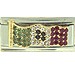 FINAL SALE 18K Superlink CZ Flag of Mexico