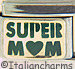 Green Super Mom on Gold