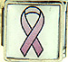 Pink Awareness Ribbon For Breast Cancer-Vertical