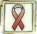 Red Ribbon on White