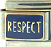 FINAL SALE Respect on Blue