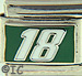 Licensed Nascar 18 on Green Bobby Labonte