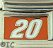 Licensed Nascar 20 on Orange Tony Stewart