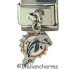 Licensed Football Two Sided Dangle Miami Dolphins