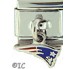 Licensed Football Two Sided Dangle New England Patriots