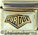 Glitter Purdue Boilermaker on White