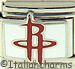 Licensed NBA Basketball Houston Rockets Red Logo on White