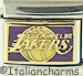 Licensed Basketball Lakers Logo Purple Yellow